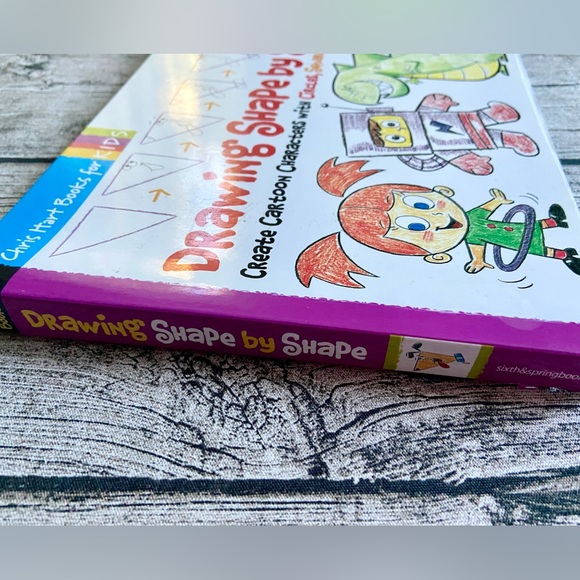 NWT. Drawing Shape by Shape Guide book for kids. Learn how to draw with shapes - Picture 4 of 14